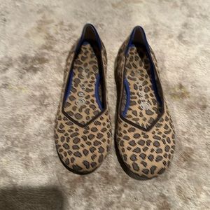 Leopard Rothy’s slip ons